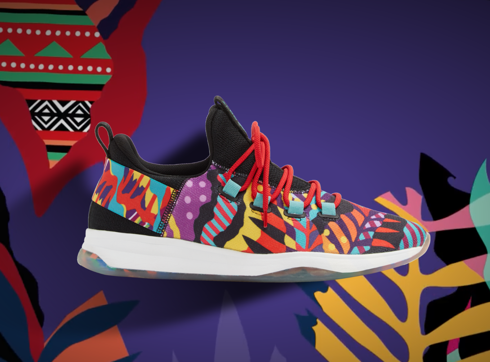 Sneakers design by Dina saadi for Aldo MX Artist Series