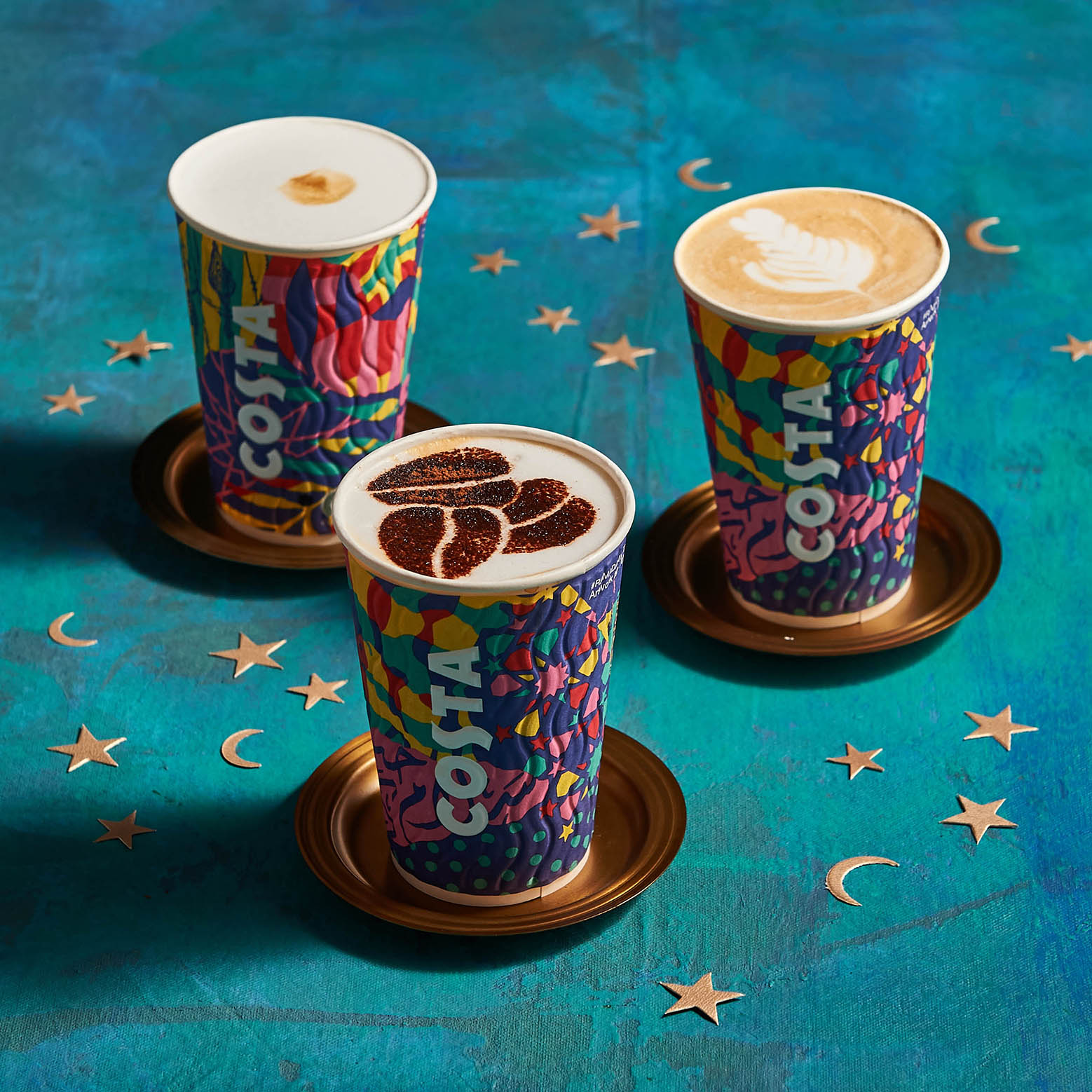 Costa Coffee cup design Dina Saadi