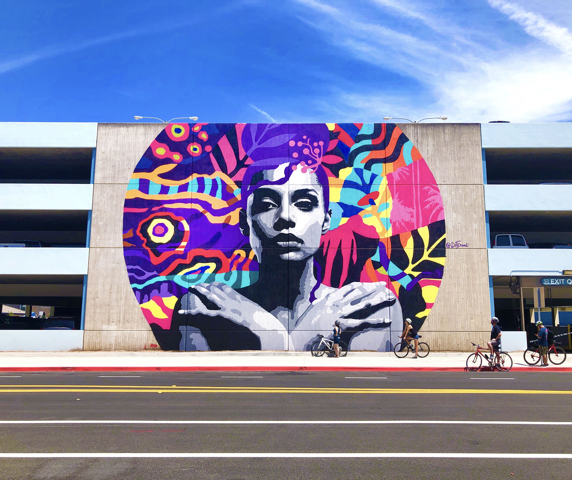 pow wow Long Beach Dina Saadi mural art